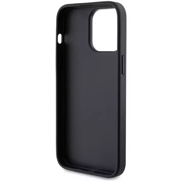 Guess 4G Metal Gold Logo iPhone 15 Pro Case - Gray 13