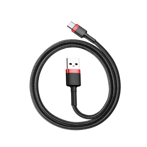 Baseus Cafule USB-A / USB-C QC 3.0 3A cable 0.5 m - black and red 7
