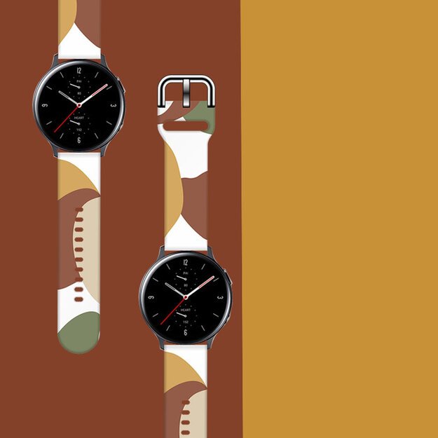 Strap Moro for Samsung Galaxy Watch 40 / 41 / 42 / 43 / 44 mm silicone bracelet watch band - pattern 4 2