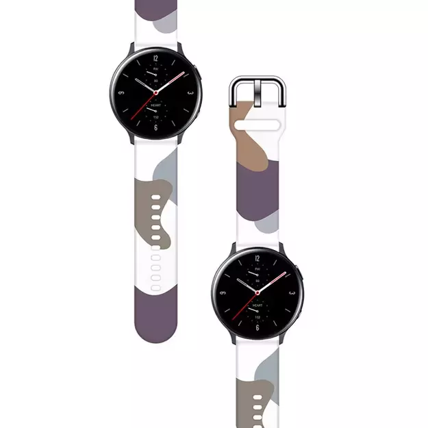 Strap Moro for Samsung Galaxy Watch 45 / 46 / 47 mm silicone bracelet watch band - pattern 9 1
