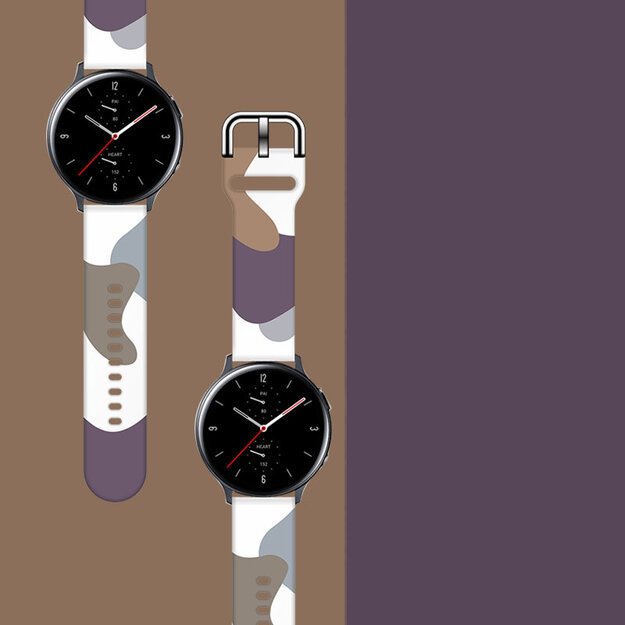 Strap Moro for Samsung Galaxy Watch 45 / 46 / 47 mm silicone bracelet watch band - pattern 9 2