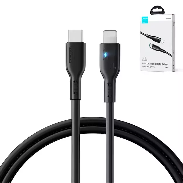 Joyroom Premium Series A13 Lightning / USB-C cable 20W 1.2m - black 2