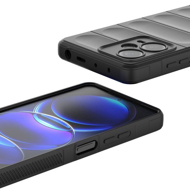 Magic Shield Case for Xiaomi Redmi Note 12 Pro+ flexible armored cover red 10