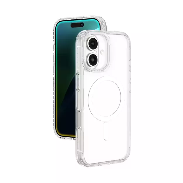 AmazingThing Titan Pro Mag Case with Magnetic Ring for iPhone 16 Plus - Transparent 10