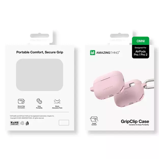 AmazingThing Omni Case for AirPods Pro 2 - Pink 3