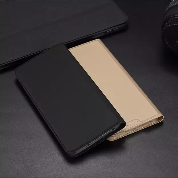 Dux Ducis Skin Pro Case for Xiaomi Redmi Note 12 Pro+ Flip Card Wallet Stand Gold 20