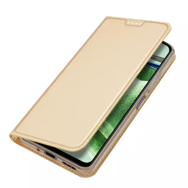 Dux Ducis Skin Pro Case for Xiaomi Redmi Note 12 Pro+ Flip Card Wallet Stand Gold 7