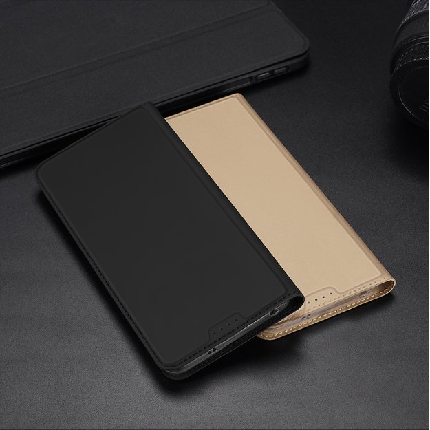 Dux Ducis Skin Pro Case for Xiaomi Redmi Note 12 Pro+ Flip Card Wallet Stand Gold 3