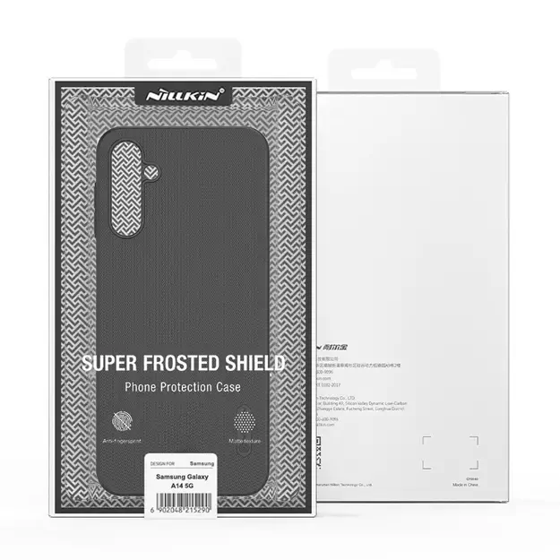 Nillkin Super Frosted Shield Case for Samsung Galaxy A14 5G / Galaxy A14 Phone Cover Black 13