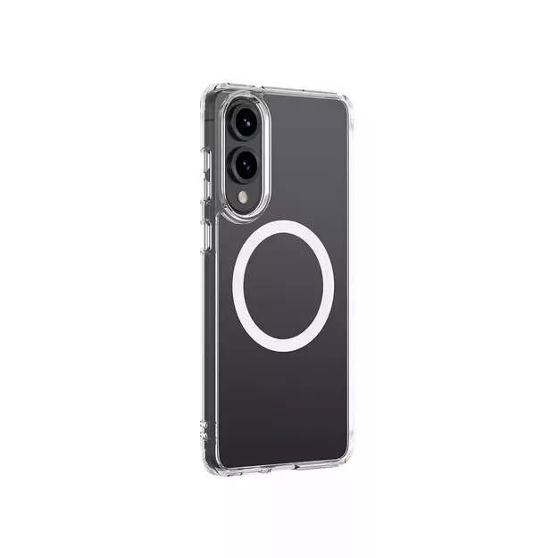 AmazingThing Minimal Mag Case with Magnetic Ring for Samsung Galaxy S25 Edge - Transparent 2