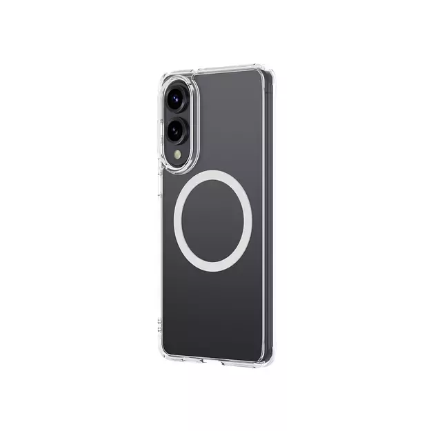 AmazingThing Minimal Mag Case with Magnetic Ring for Samsung Galaxy S25 Edge - Transparent 1