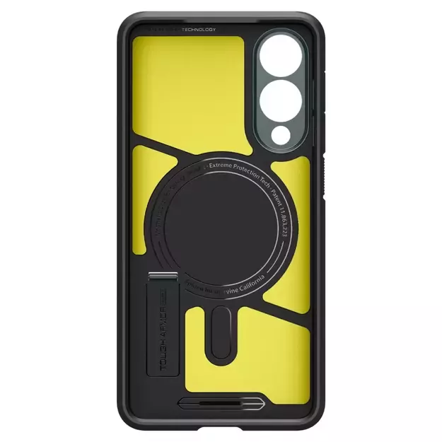 Spigen Tough Armor MagSafe Case for Samsung Galaxy S25 Edge - Green/Black 2