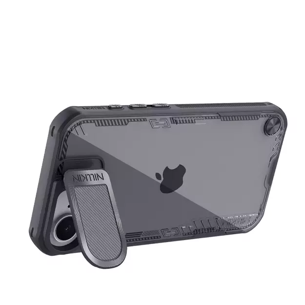 Nillkin Iceblade Prop Case with Lens Cover and Stand for iPhone 16e - Black 4