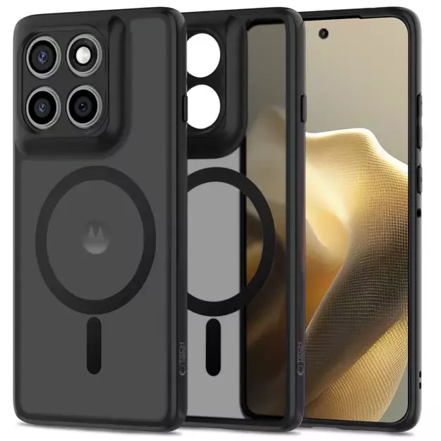 Tech-Protect MagMat MagSafe Case for Motorola Edge 60 Pro - Matte Black
