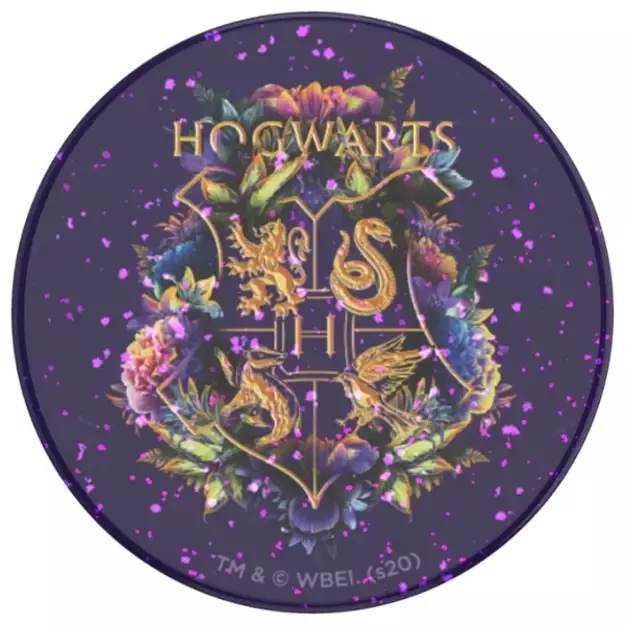 Popsockets 2 Glitter Hogwarts Floral Phone Holder and Stand 1