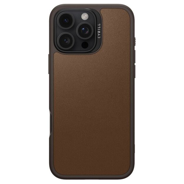 Spigen Cyrill Kajuk Mag iPhone 16 Pro Max Case - Brown 2