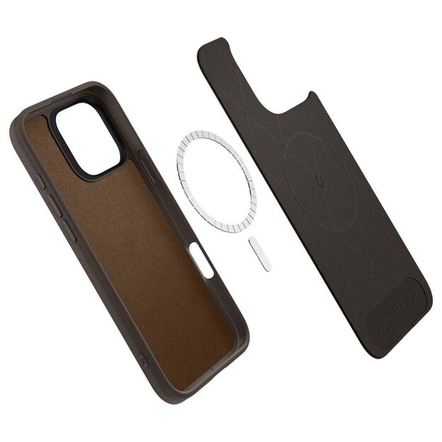 Spigen Cyrill Kajuk Mag iPhone 16 Pro Max Case - Brown 7