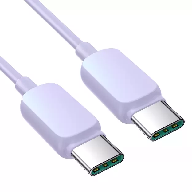 Joyroom Multi-Color Series A14 USB-C / Lightning 20W Cable 1.2 m - Purple 1
