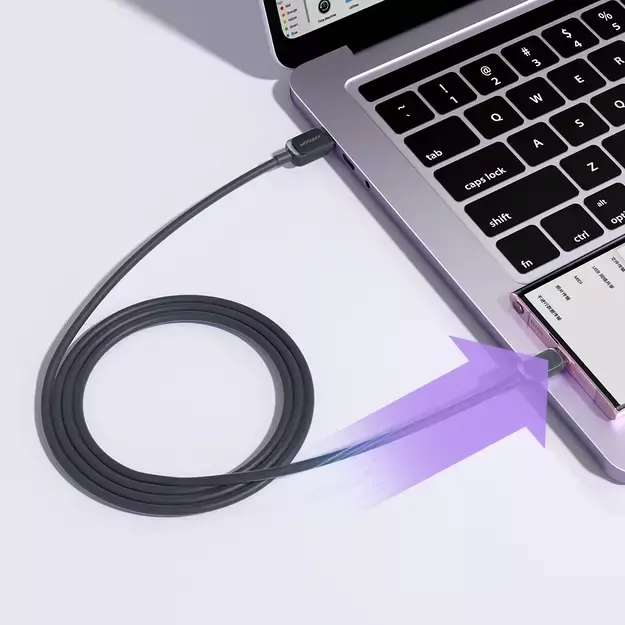 Joyroom Multi-Color Series A14 USB-A / USB-C 3A Cable 1.2 m - Black 18