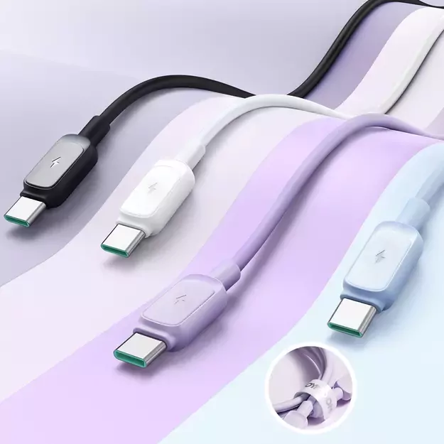 Joyroom Multi-Color Series A14 USB-A / USB-C 3A Cable 1.2 m - Black 21