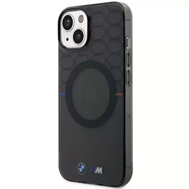 Case BMW BMHMP14SHGPK iPhone 14 6.1&quot  grey/grey Pattern MagSafe 1