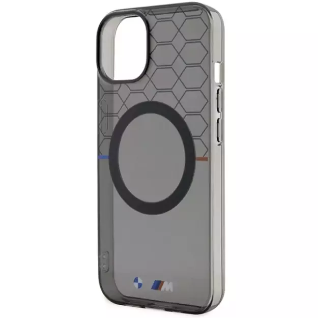 Case BMW BMHMP14SHGPK iPhone 14 6.1&quot  grey/grey Pattern MagSafe 5