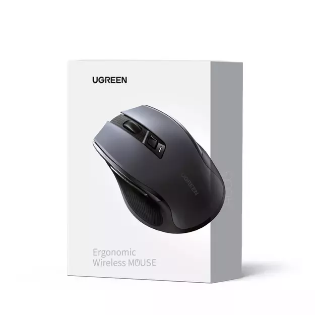 Ugreen MU006 wireless optical mouse USB 2.4GHz / Bluetooth 5.0 4000 DPI - black 5