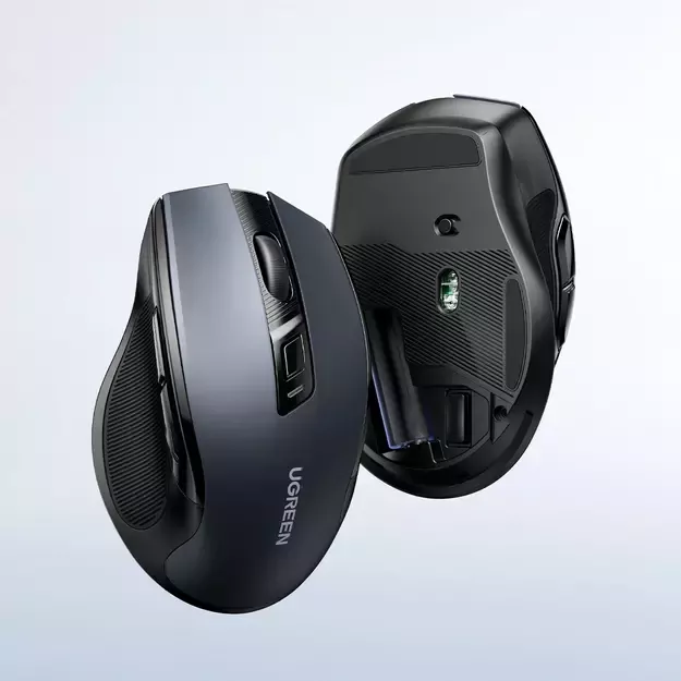 Ugreen MU006 wireless optical mouse USB 2.4GHz / Bluetooth 5.0 4000 DPI - black 11