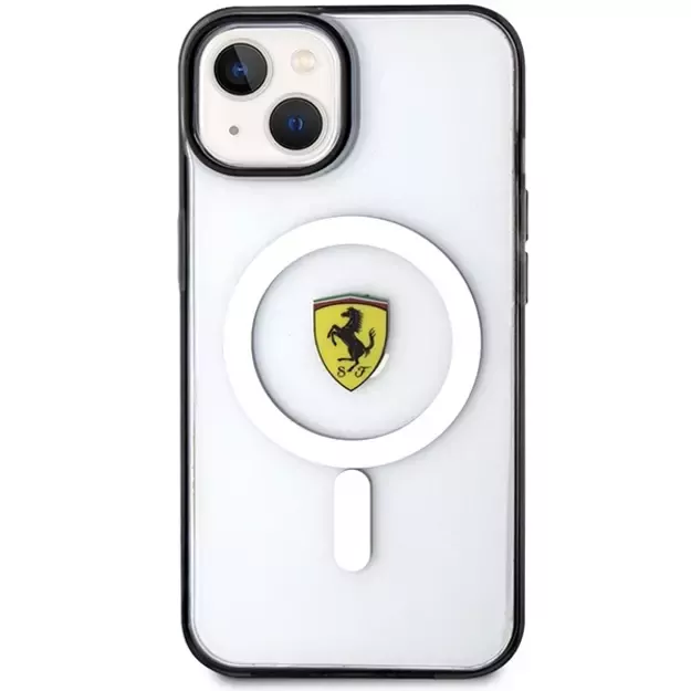 Ferrari FEHMP14MURKT iPhone 14 Plus 6.7  clear/transparent hardcase Outline Magsafe 2