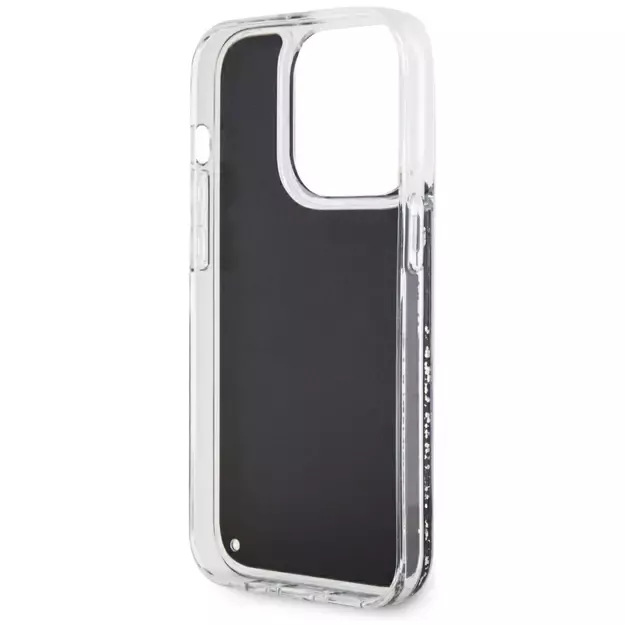 Guess GUHCP14LLCSGSGK iPhone 14 Pro 6.1  black/black hardcase Liquid Glitter Marble 6