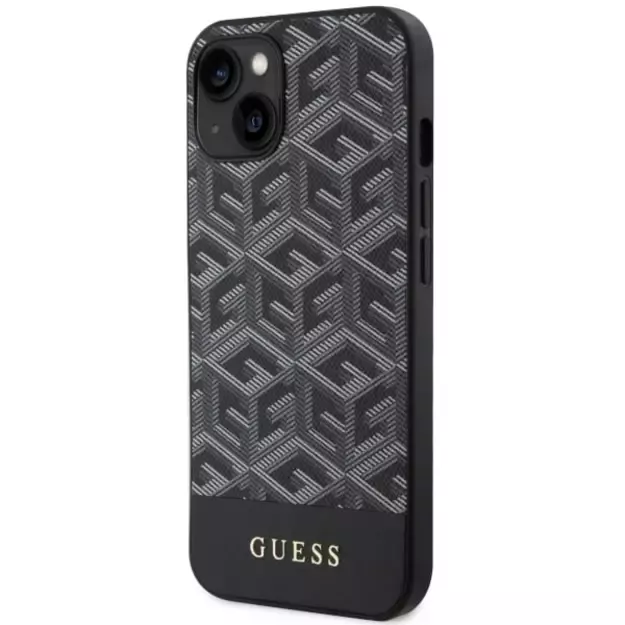 Guess GUHMP14MHGCFSEK iPhone 14 Plus 6.7  black/black hardcase GCube Stripes MagSafe 1