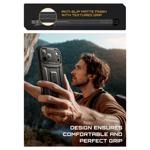 Supcase UB Pro Case for iPhone 17 Pro Max - Black 4