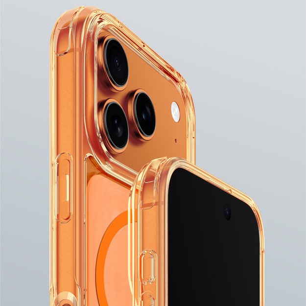 AmazingThing Minimal Mag Drop Proof Case 3 Lens iPhone 17 Pro Max Titan Orange 6