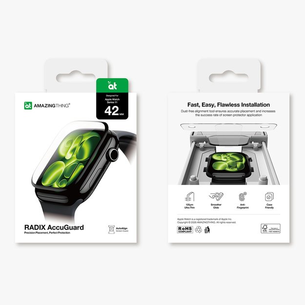 AmazingThing Radix protective foil for Apple Watch Series 11 42 mm 10