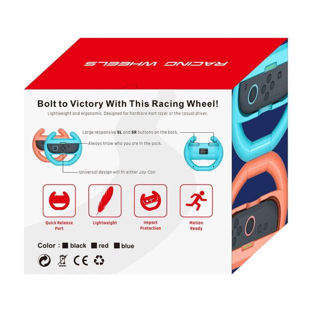 Nintendo Switch 2 Joy-Con Racing Wheel (Pack of 2) - Black 4