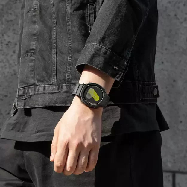Spigen Rugged Armor Pro Strap for Samsung Galaxy Watch 8 44mm - Matte Black 13