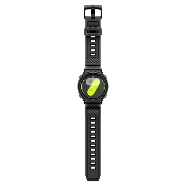 Spigen Rugged Armor Pro Strap for Samsung Galaxy Watch 8 44mm - Matte Black 9