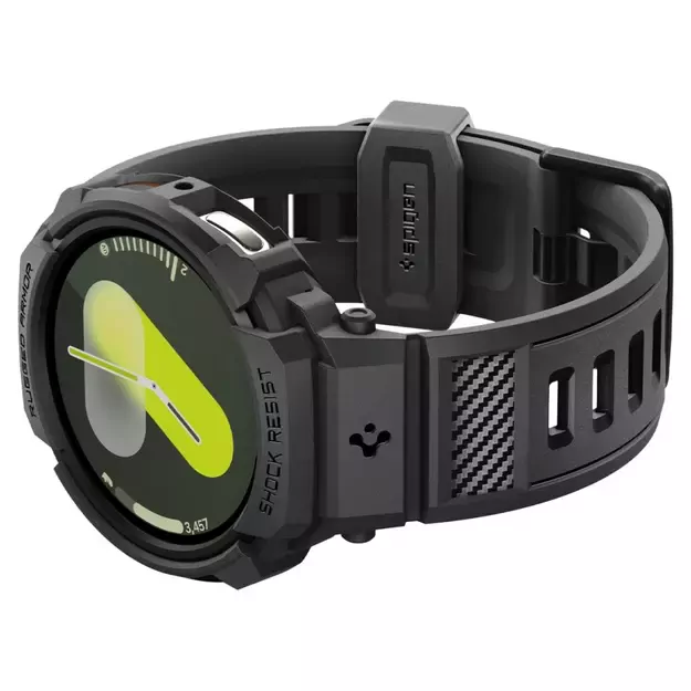 Spigen Rugged Armor Pro Strap for Samsung Galaxy Watch 8 44mm - Matte Black 7