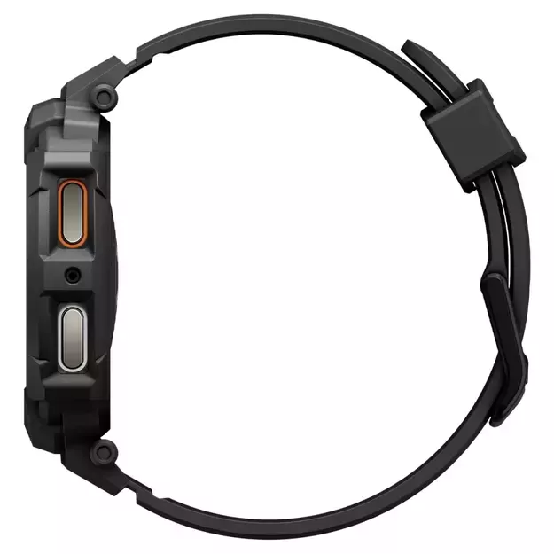 Spigen Rugged Armor Pro Strap for Samsung Galaxy Watch 8 44mm - Matte Black 3