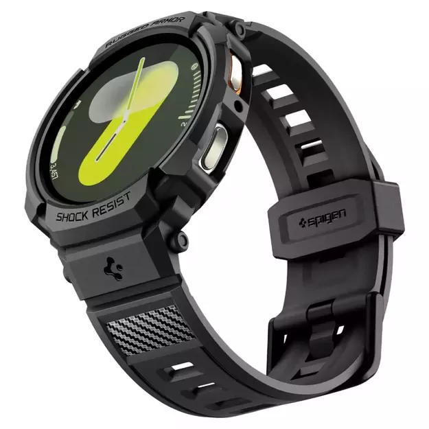 Spigen Rugged Armor Pro Strap for Samsung Galaxy Watch 8 44mm - Matte Black 6