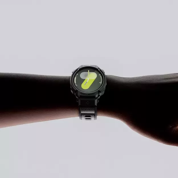 Spigen Rugged Armor Pro Strap for Samsung Galaxy Watch 8 44mm - Matte Black 11