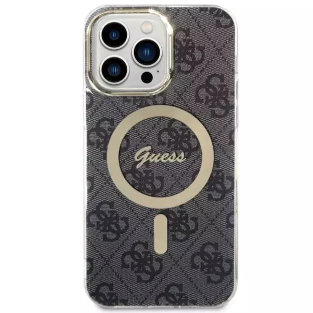 Guess 4G MagSafe case for iPhone 14 Pro Max - black 1