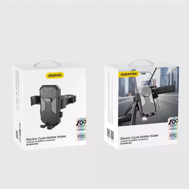 Bicycle / motorcycle phone holder Dudao F7C - black 14