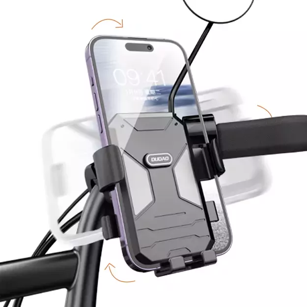 Bicycle / motorcycle phone holder Dudao F7C - black 12