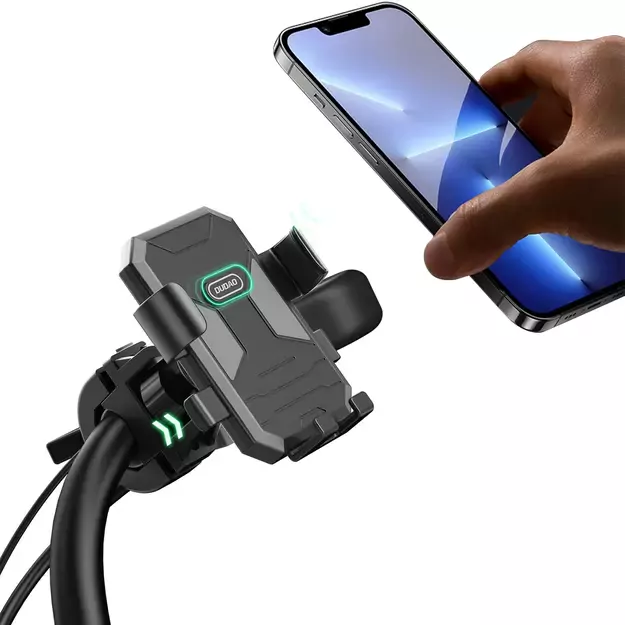 Bicycle / motorcycle phone holder Dudao F7C - black 11