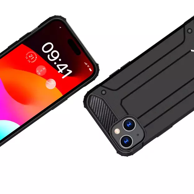 iPhone 15 Plus Hybrid Armor case - blue 9
