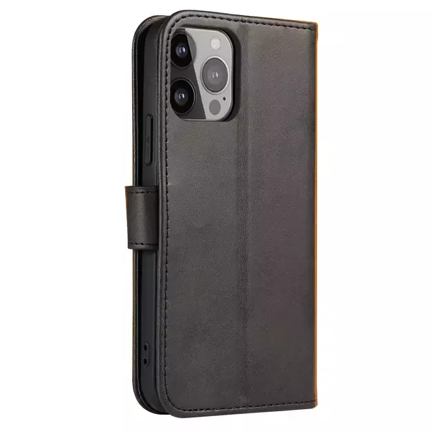 Wallet Case with Stand for iPhone 15 Pro Magnet Case - Black 9