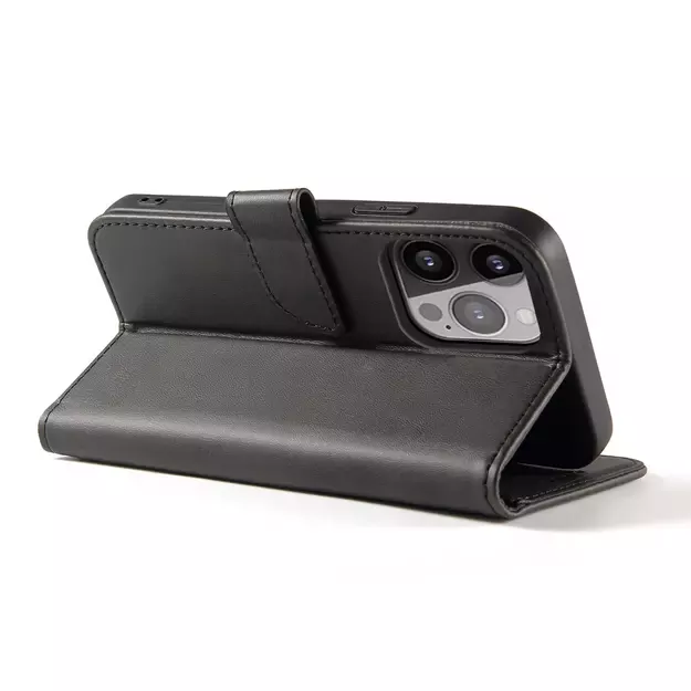 Wallet Case with Stand for iPhone 15 Pro Magnet Case - Black 8