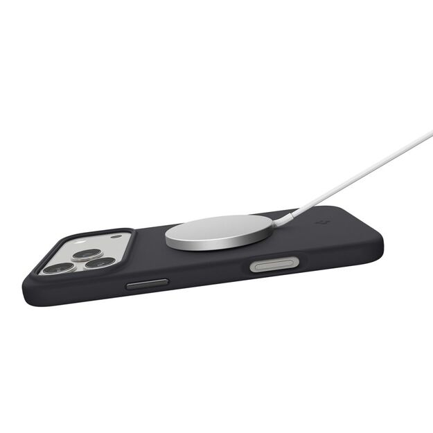 Spigen Silicone Fit MagSafe Case for iPhone 17 Pro Max - Black 5