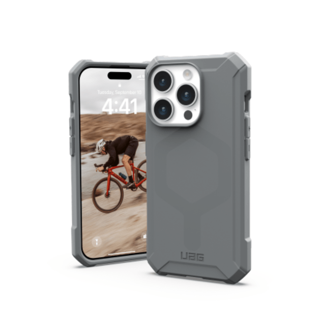UAG Essential Armor MagSafe case for iPhone 15 Pro - silver 1